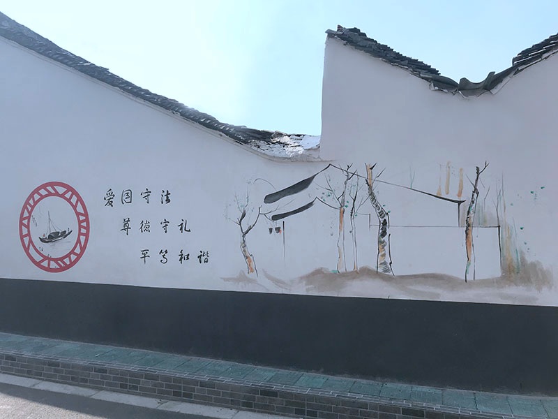 无锡北桥社区文化墙